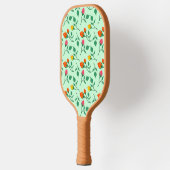 Florence met gekleurde rozen bloemen pickleball paddle (Links)