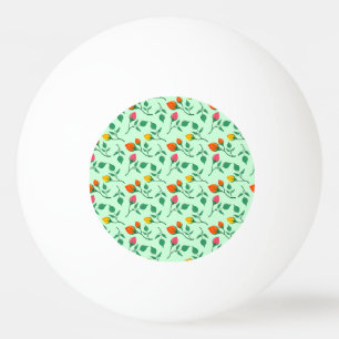 Florence met gekleurde rozen bloemen pingpongbal