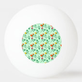 Florence met gekleurde rozen bloemen pingpongbal (Achterkant)