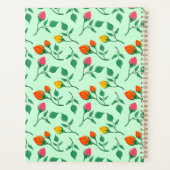 Florence met gekleurde rozen bloemen planner (Achterkant)