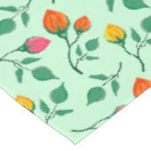 Florence met gekleurde rozen bloemen tafelkleed (Gekanteld)
