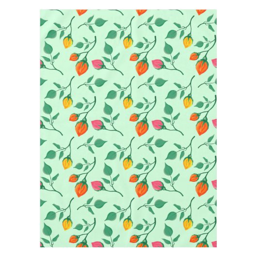 Florence met gekleurde rozen bloemen tafelkleed (Voorkant)