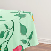 Florence met gekleurde rozen bloemen tafelkleed (Voorbeeld)