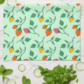 Florence met gekleurde rozen bloemen theedoek (Gevouwen)