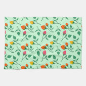 Florence met gekleurde rozen bloemen theedoek (Horizontaal)