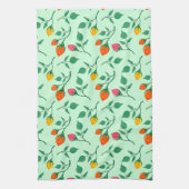 Florence met gekleurde rozen bloemen theedoek (Verticaal)