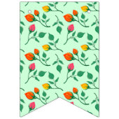 Florence met gekleurde rozen bloemen vlaggetjes (Tweede vlag)