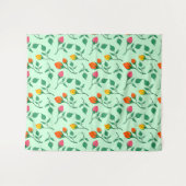 Florence met gekleurde rozen bloemen wandkleed (Voorkant (horizontaal))
