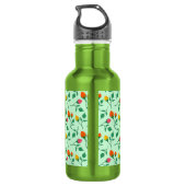 Florence met gekleurde rozen bloemen waterfles  (Achterkant)