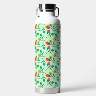 Florence met gekleurde rozen bloemen waterfles