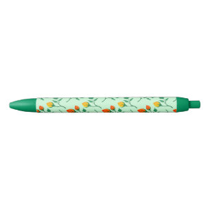Florence met gekleurde rozen bloemen zwarte inkt pen