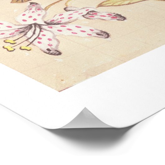 Florence met pinda's, lielies en rozen voor S Poster (Hoek)