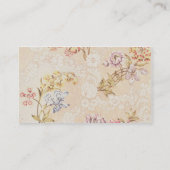 Florence met pinda's, lielies en rozen voor S Visitekaartje (Achterkant)