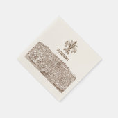 Florence, middeleeuws houtsnede servetten (Hoek)