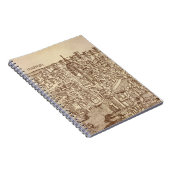 Florence, middeleval Woodcut Notitieboek (Rechterzijde)