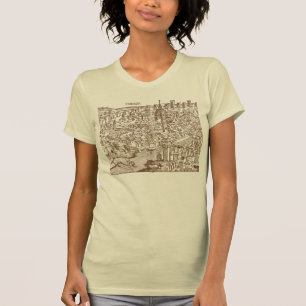 Florence, middeleval Woodcut T-shirt