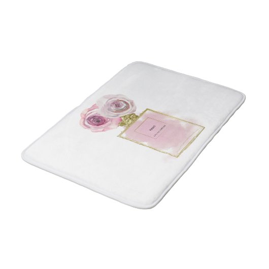 Florence Mode Perfume Flaconroze Roses Glam Badmat (Gekanteld)