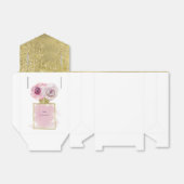 Florence Mode Perfume Flaconroze Roses Glam Bedankdoosjes (Uitgevouwen)
