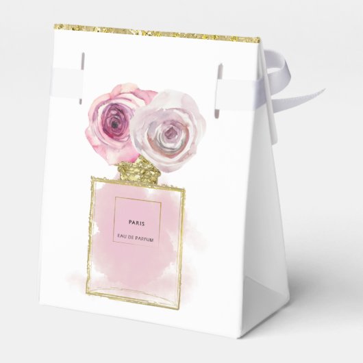 Florence Mode Perfume Flaconroze Roses Glam Bedankdoosjes (Achterkant)