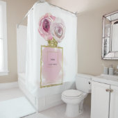 Florence Mode Perfume Flaconroze Roses Glam Douchegordijn (In situ)
