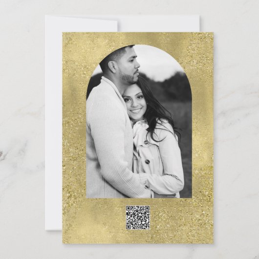 Florence Mode Perfume Fles Red Roses Gold Glam Kaart (Achterkant)