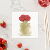Florence Mode Perfume Fles Red Roses Gold Glam Servet (Insitu)