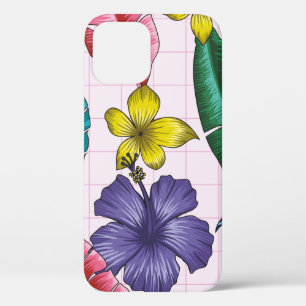Florence naadloos patroon met bladeren. tropische  Case-Mate iPhone case