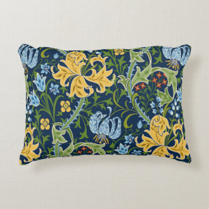 Florence naadloos patroon met grote bloemen, lily  accent kussen