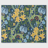 Florence naadloos patroon met grote bloemen, lily cadeaupapier (Vlak)