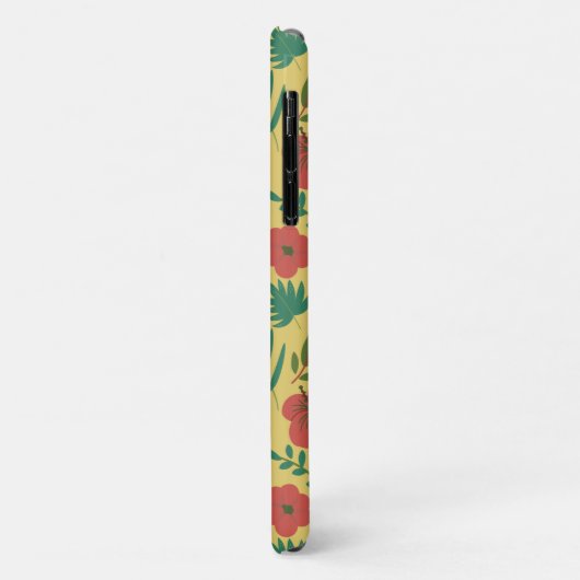 Florence naadloze rode gele bloemen Case-Mate iPhone case (Achterkant/links)