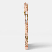 Florence naadloze roze roze gepersonaliseerde naam iPhone hoesje (Linkerkant)