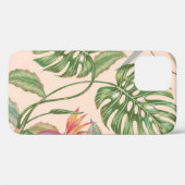 Florence naadloze  tropische ondergrond Case-Mate iPhone case (Achterkant (horizontaal))