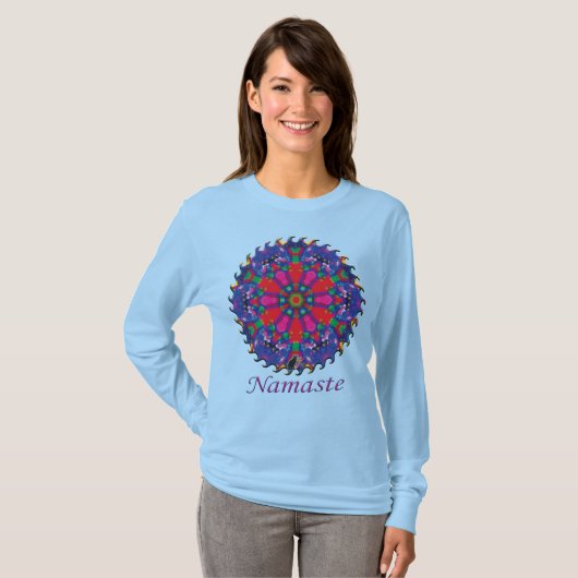 Florence Namaste Kaleidoscoop T-shirt (Voorkant volledig)