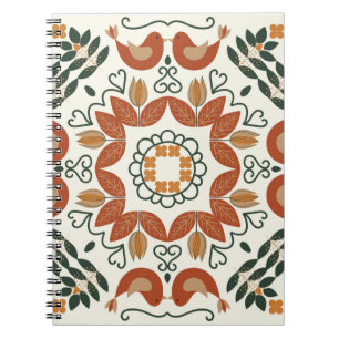 Florence, natuurlijk abstract geometrisch patroon notitieboek