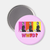 Florence Nightengale Gifts "WWFD?" Magneet (Voorkant / Achterkant)