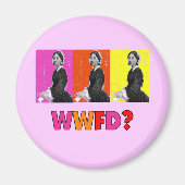 Florence Nightengale Gifts "WWFD?" Magneet (Voorkant)