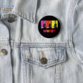 Florence Nightengale Gifts "WWFD?" Ronde Button 5,7 Cm (In situ)