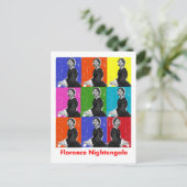 florence nightengale POPART-Shirts & Gifts Briefkaart (Staand voorkant)