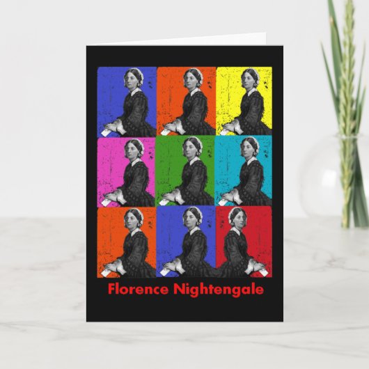 florence nightengale POPART T-Shirts & Gifts Kaart (Voorkant)