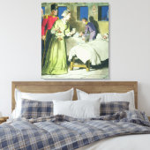 Florence Nightingale (1820-1910) van 'Peeps tot Canvas Afdruk (Insitu (Slaapkamer))