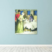 Florence Nightingale (1820-1910) van 'Peeps tot Canvas Afdruk (Insitu (Houten vloer))