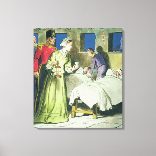 Florence Nightingale (1820-1910) van 'Peeps tot Canvas Afdruk (Voorkant)