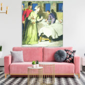 Florence Nightingale (1820-1910) van 'Peeps tot Canvas Afdruk (Insitu (Woonkamer))