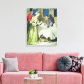 Florence Nightingale (1820-1910) van 'Peeps tot Canvas Afdruk (Insitu (Woonkamer))