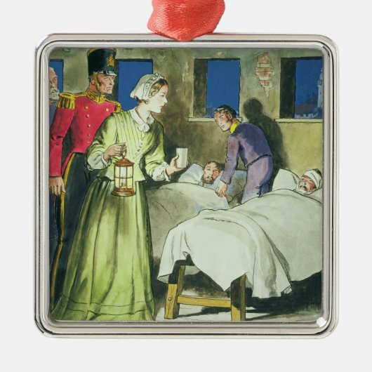 Florence Nightingale (1820-1910) van 'Peeps tot Metalen Ornament (Voorkant)