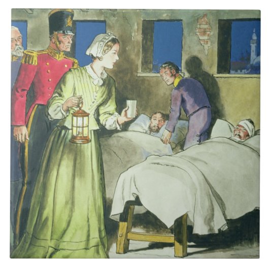 Florence Nightingale (1820-1910) van 'Peeps tot Tegeltje (Voorkant)