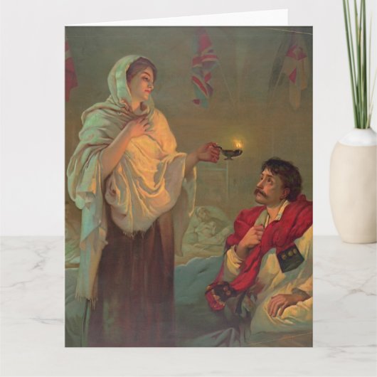 Florence Nightingale 1891 Kaart (Voorkant)