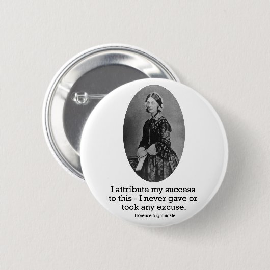 Florence Nightingale Button (Voorkant /achterkant)