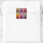 Florence Nightingale Colors Vierkante Sticker (Tas)