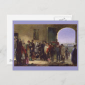 Florence Nightingale die de gewonde Scutari ontvan Briefkaart (Voorkant / Achterkant)